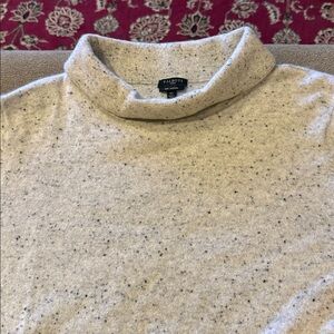Talbots Size 3X 100% Cashmere Sweater Soft ivory/black speckles (TD)